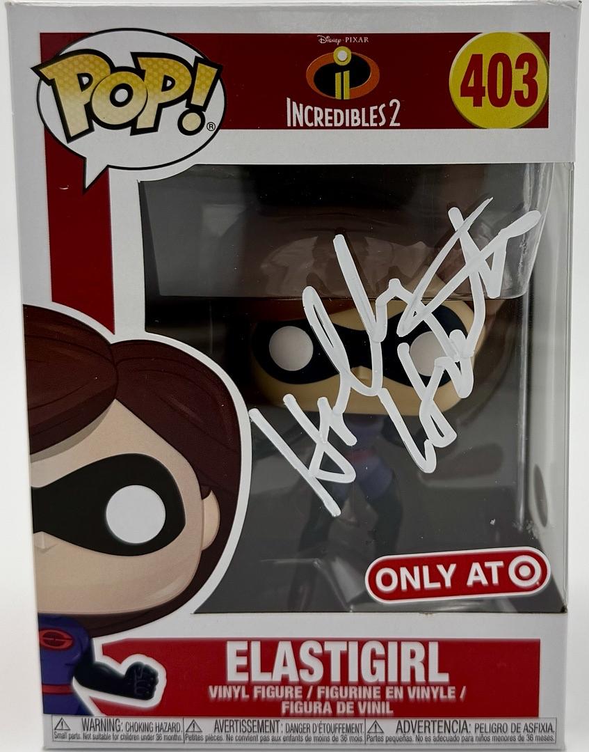 Holly Hunter signed "Elastigirl" Funko #403 (Incredibles) - JSA COA (Copy)